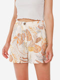 Beachy Times Palm Print Shorts