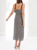 Caroline Strapped Midi Dress - Shopmossrose