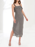 Caroline Strapped Midi Dress