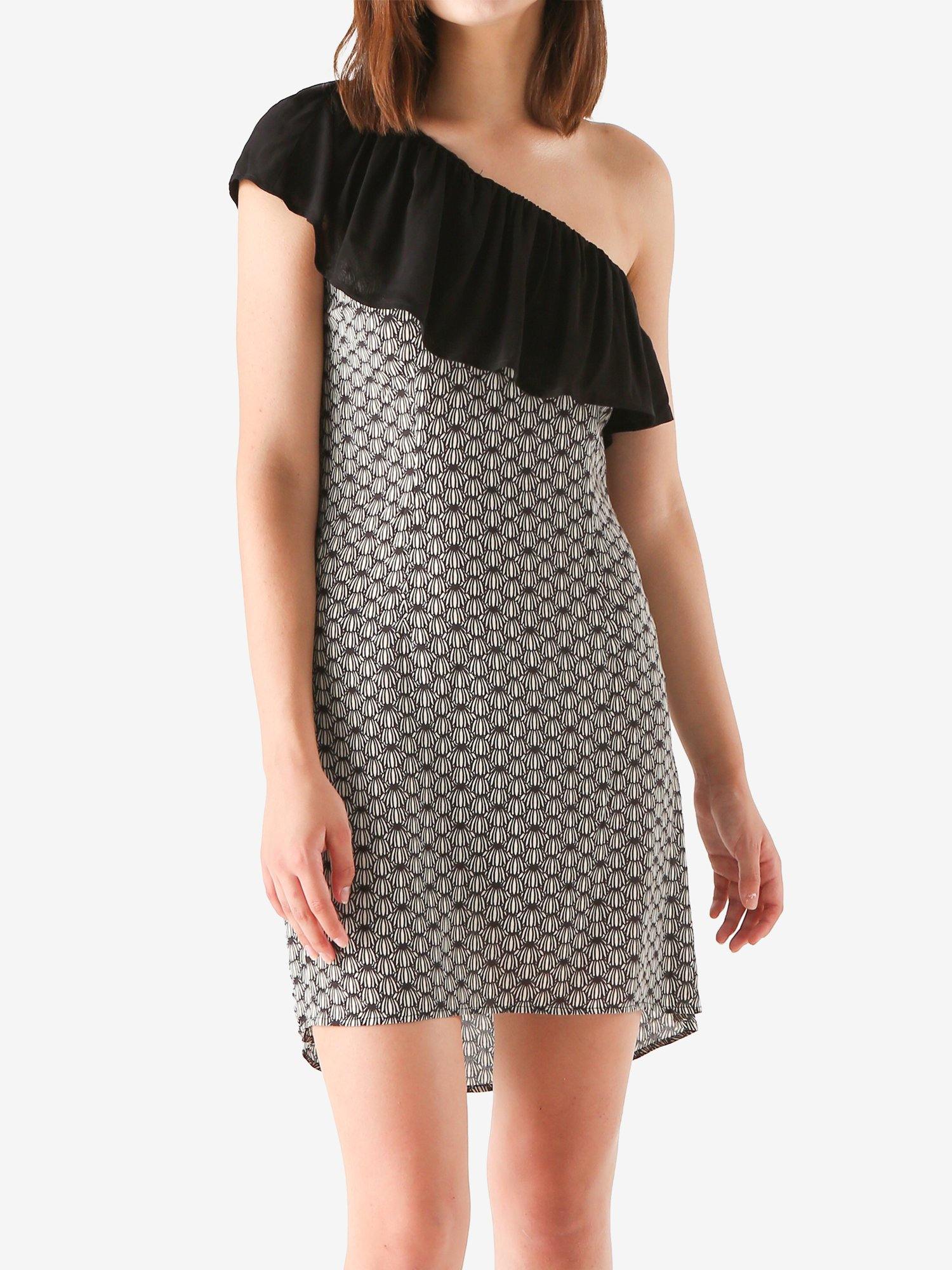 Caroline One Shoulder Mini Dress - Shopmossrose