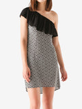 Caroline One Shoulder Mini Dress - Shopmossrose
