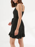 Black Tiny Flowers Romper - Shopmossrose