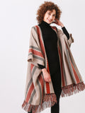 Cobblestone Fringe Jacket Shawl