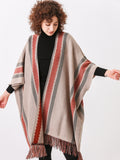 Cobblestone Fringe Jacket Shawl