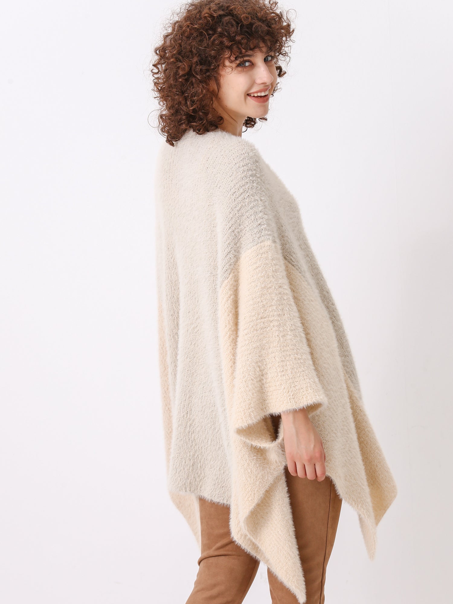 Color Block Travel Shawl Wrap
