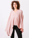 Split Detail Knit Poncho