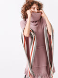 Oversized Pocket Pullover Poncho