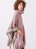 Oversized Pocket Pullover Poncho