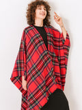 Scotch Plaid Poncho cape