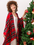 Scotch Plaid Poncho cape