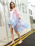 American Flag Print Kimono - Shopmossrose