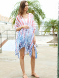 American Flag Print Kimono - Shopmossrose