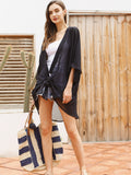 Tie Front Boho Swimsuit Cover Up