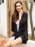 Tie Front Boho Swimsuit Cover Up