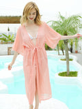 Kimono Duster Long Sleeve Beach Cover Up