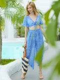 Smocked Boho Swim Cover Up Pants