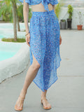 Smocked Boho Swim Cover Up Pants