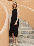 Moss Rose Leisure Ribbed Maxi Dress