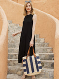 Moss Rose Leisure Ribbed Maxi Dress
