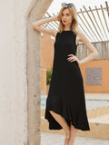 Moss Rose Leisure Ribbed Maxi Dress
