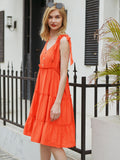 Moss Rose Breezy Tie Shoulder Dress