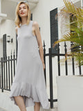 Moss Rose Leisure Ribbed Maxi Dress