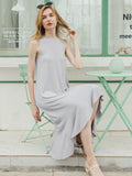 Moss Rose Leisure Ribbed Maxi Dress