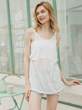 Moss Rose Knit Twisted Tunic