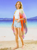 Amira Striped Print  Kimono