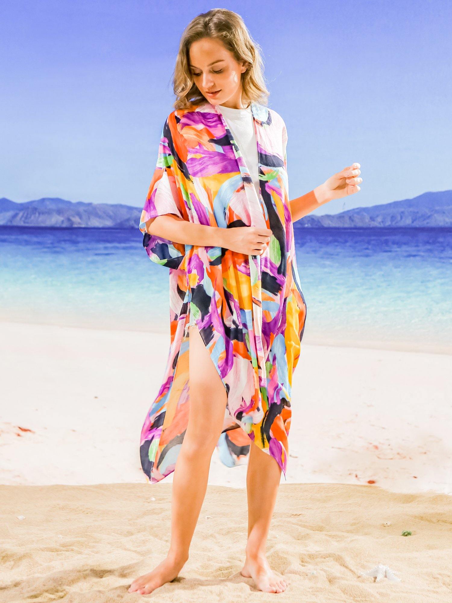 Day Dream Print Kimono - Shopmossrose