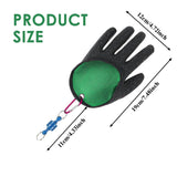 1 Set of Fishing Gloves with Magnetic Release, Fish Handling Gloves with Magnetic Closure Fish Controlling Catching