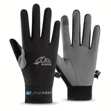 Unisex Summer Gloves for Fishing, Driving, Cycling, Motorcycling, Touch Screen Full Finger