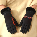 Women's Outdoor Warm Gloves for Autumn And Winter Thickened Warm with Touch Screen Function Suitable for Casual Wear