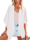 Chiffon Kimonos for Women Swimsuit Coverups Beach Cover Up Swimwear Cardigan Summer