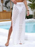 Women's Crewneck Sleeveless Beach Cover Up Dress - Flowy Tunic