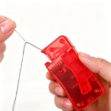 1pc Auto Needle Threader Hand Sewing Threader Hand Machine Stitch Insertion Sewing Automatic Thread Device
