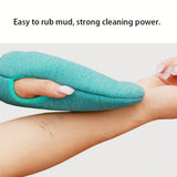 Double-Sided Exfoliating Glove, Strong Mud Scrub Coarse Sand Fine Sand Double-Sided Bath Towel Back Scrub