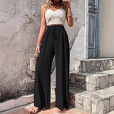 Women Casual Loose Fit Pants - High Waist Wide Leg Trousers Collection