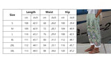 Women's Capri Pants with Pocket Linen Cotton Like High Waist Flowy Elastic Loose Fit Travel Summer Boho Gauze Pants