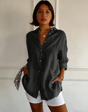 Women's Casual Shirt - Lightweight 110gsm Polyester, Breathable, Rolled Cuff Sleeves, Chest Pockets, Machine Washable