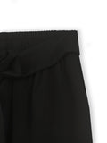 Women's Summer Linen Ruffle Shorts High Waisted Boho Floral Casual