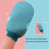 Double-Sided Exfoliating Glove, Strong Mud Scrub Coarse Sand Fine Sand Double-Sided Bath Towel Back Scrub