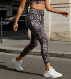 Leggings Sport Women Fitness High Waisted Yoga Tummy Control Stretchy Flexible Activewear Gym Running