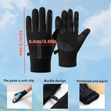 Autumn and winter Women's outdoor warm gloves cold-proof thickened warm with touch screen function suitable for winter