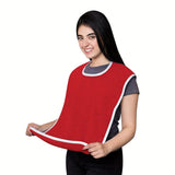 1pc Adult Bibs Adjustable & Machine Washable, Grade Bib Aprons with Hook-and-Loop Closure, for Care, Nursing Homes