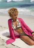 Spicy Sandia Women's Lightweight Sheer Summer Cardigans with Pockets Open Front Long Sleeve Dusters