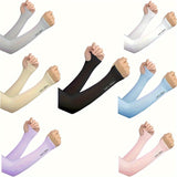 7 Pairs of Summer Cool Sleeves Gloves, Men'S Arm Guards Ice Sleeves for Women