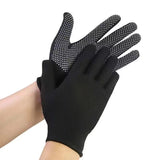 10pcs Nylon Dot Design Gloves Indoor Outdoor Universal Gloves Comfortable Breathable Elastic Unisex One Size Multi-Wear