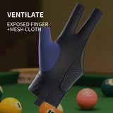 Professional Billiard Gloves, Lightweight, High Elasticity, Breathable Snooker Billiard Fingerless Anti-Slip Gloves