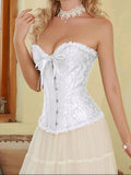 Trending Internet-Famous Corset Chest-Supporting Tummy-Contracting Shapewear Bone Corset with Back Lacing Palace-Style Corset